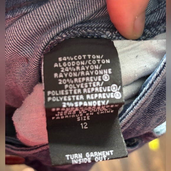 1822 denim cargo wide leg jeans size 12 in GUC - Picture 4 of 5